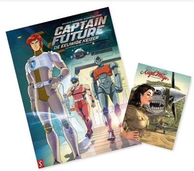 Captain Future 01. + gratis mini-album (A6-formaat): Angel Wings 01 - hc (+stofomslag) - 35 jaar Silvester - 2026