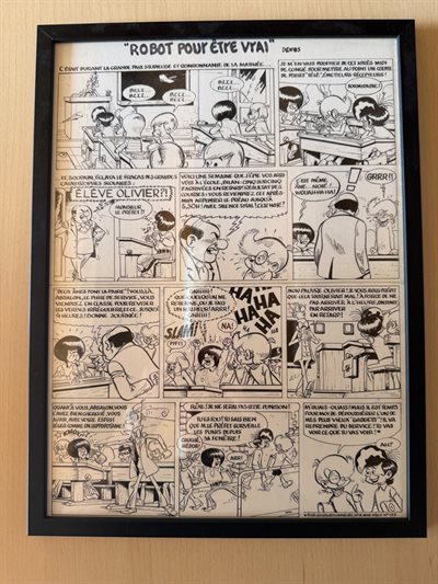 Mr. Kweeniewa en Geniale Olivier - Originele pagina - "Robot pour être vrai"