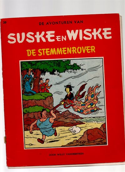 Suske en Wiske - ongekleurt - de Stemmenrover - 3 Dr - NL V41- Nr - cover 20 - Willy Vandersteen.