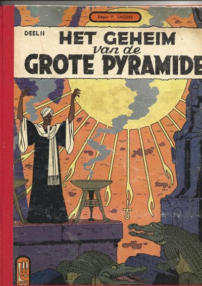 Blake en Mortimer - 13 - Het geheim van de grote pyramide 2 - HC - 1e druk - 1955
