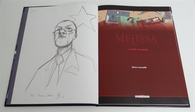 Alexis Laumaillé - Melissa T1 - La mort de Manon - Met opdrachttekening - (2004)