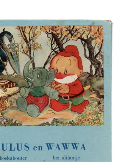 Paulus De Boskabouter - Paulus en Wawwa het Olifantje. - 1948 - Tweede Druk. Jean Dulieu - Deel 1.