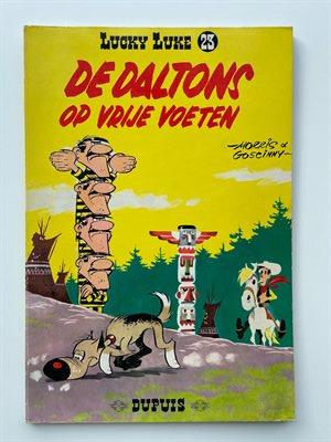 Lucky Luke - 23 - De Daltons op vrije voeten - Softcover - Eerste druk - 1964