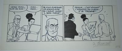 De sleutel van het mysterie 5 - Originele strook - Sikorsky