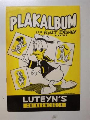 Plakalbum voor Walt Disney plaatjes - Donald Duck - Luteyn's Suikerwerken - 1958