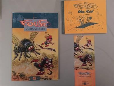 Foufi - De hoogvlieger + The kid - 2 Albums, bladwijzer en flyper - Kiko - Met originele tekeningen