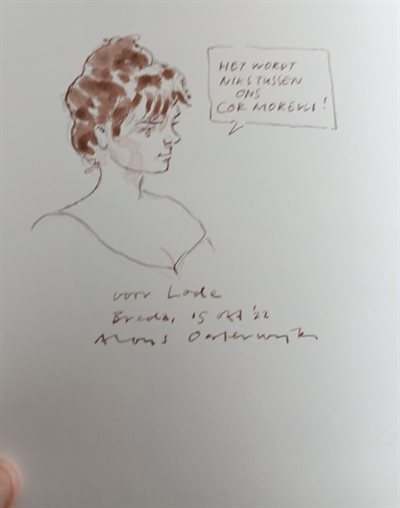 Het grote geluk (Cor Morelli) - sc - 2022 - Met fantekening Aloys Oosterwijk