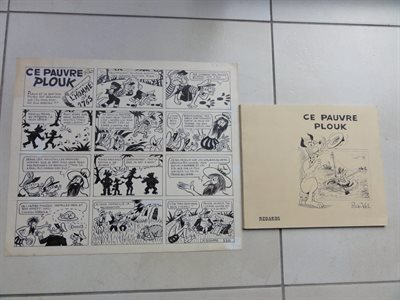 Robert Velter ( Bozz) - Originele pagina - Ce pauvre Plouk - Rond 1958