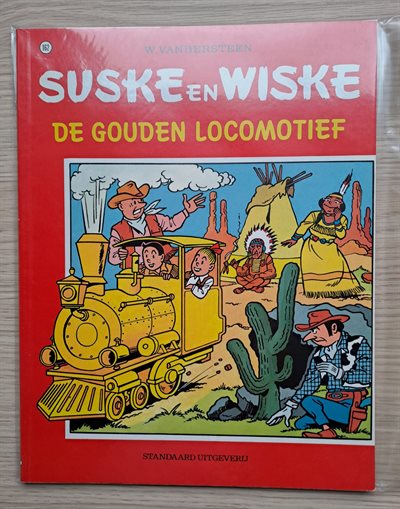 Suske en Wiske - de gouden Locomotief - 1976 - 1e druk - Standaard