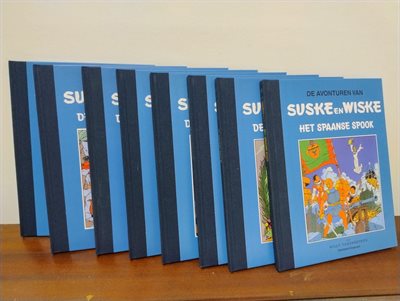 Suske en Wiske, 'blauwe reeks' - complete 8-delige set - Het Laatste Nieuws - HC (2010)