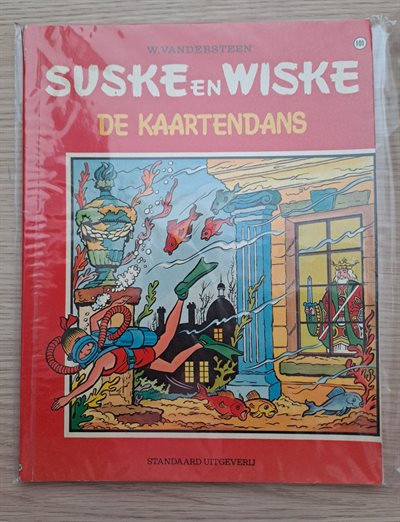 Suske en Wiske - de Kaartendans - 1970 - herdruk - Standaard