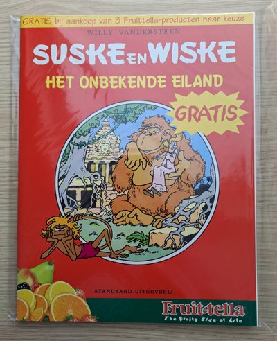 Suske en Wiske - het onbekende eiland - 2002 - herdruk - standaard