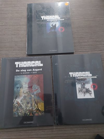 Thorgal - 3 x Luxe HC - nr 32 A hc, 33 A hc en nr 1 Hc - De slag van Asgard, de zwaardboot en de werelden van Thorgal -Wolvin - Raïssa - 2011