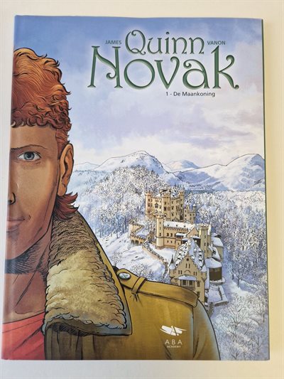Quinn Novak - Deel 1, De Maankoning - hardcover met stofomslag - Gesigneerd (2x) + dédicace - 2021