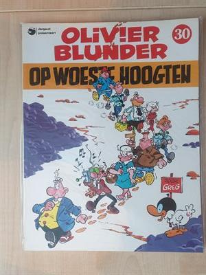 Olivier Blunder - op woeste hoogten - SC - 1e druk - 1985