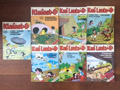 Kari Lente - Bob Mau - 7 x sc - Uitgaven BORN B.V. - Alles 1e druk