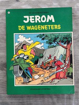 Jerom 53(b) - De wageneters - sc - Eerste druk 1973 - met 2 rebuspagina's en 2 stickers
