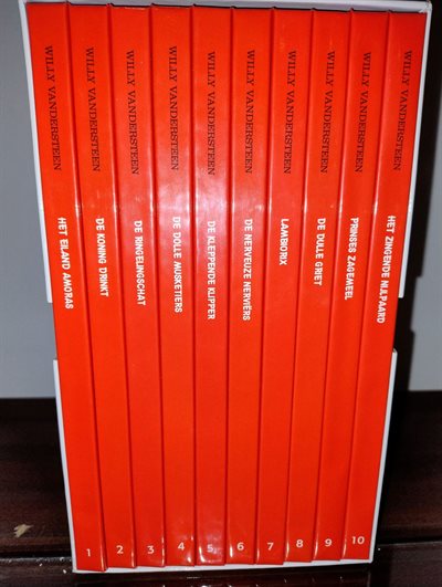 Suske en Wiske - Met Suske en Wiske terug in de geschiedenis 1 t/m 10 in box - Knack - hc - 1e druk - (2010)