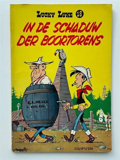 Lucky Luke - 18 - In de schaduw der boortorens - Softcover - Eerste druk - 1962