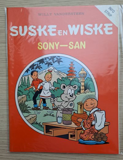 Suske en Wiske - Sony-san - 1986 - 1e druk - Standaard/Wavery
