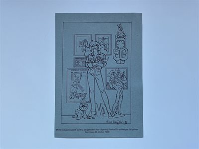 Franka prent Haagse stripshop 1999