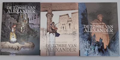 De tombe van Alexander - complete reeks van 3 strips - 1e druk