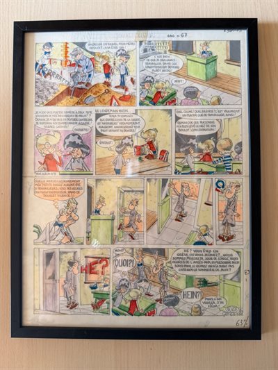 Mr. Kweeniewa en Geniale Olivier - Originele pagina - Nr. 586 - Met inkleuring