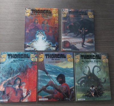 Thorgal - Le Lombard - Nrs. 21 t/m 25 - HC - 1e druk 1995 - 1999