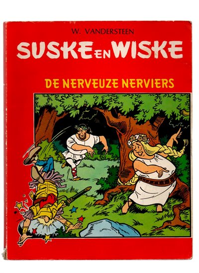 Suske en Wiske - 2 Kleuren - De Nerveuze Nervies - Vlaams - 1ste - Dr ? - Willy Vandersteen - 1966 - Nr 51