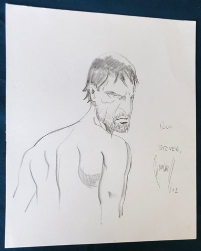 Franck Biancarelli - oa Argyll, Galfalek - tekening op los blad