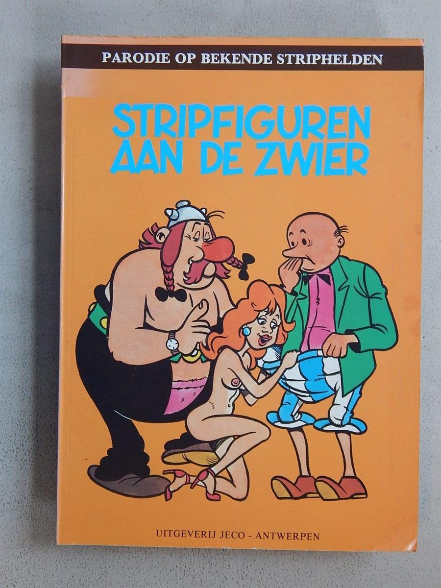 Stripfiguren aan de Zwier - Parodie op bekende Striphelden - Jeco - sc - 1e druk - 1983