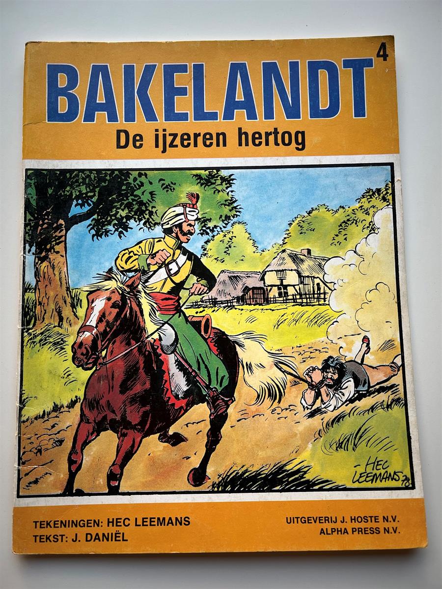 Bakelandt nr 4 - De ijzeren hertog - 1ste druk 1979 - SC