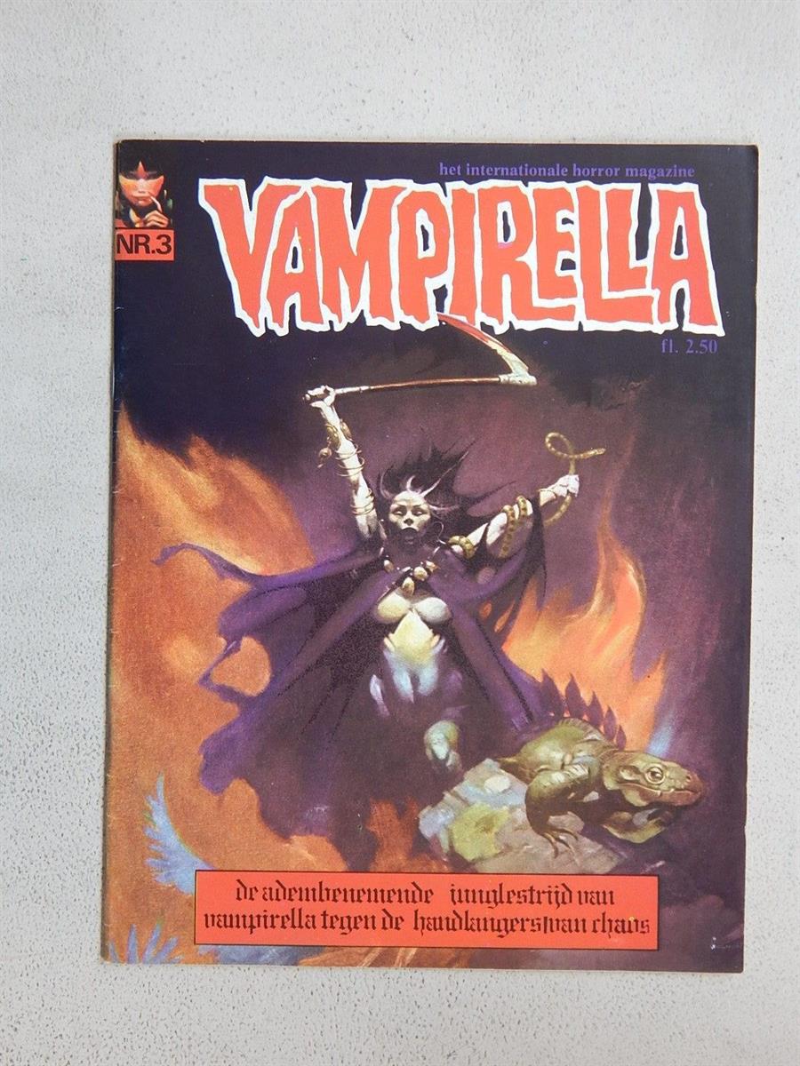 Vampirella 3 - Horror Magazine - sc - 1e druk - 1974