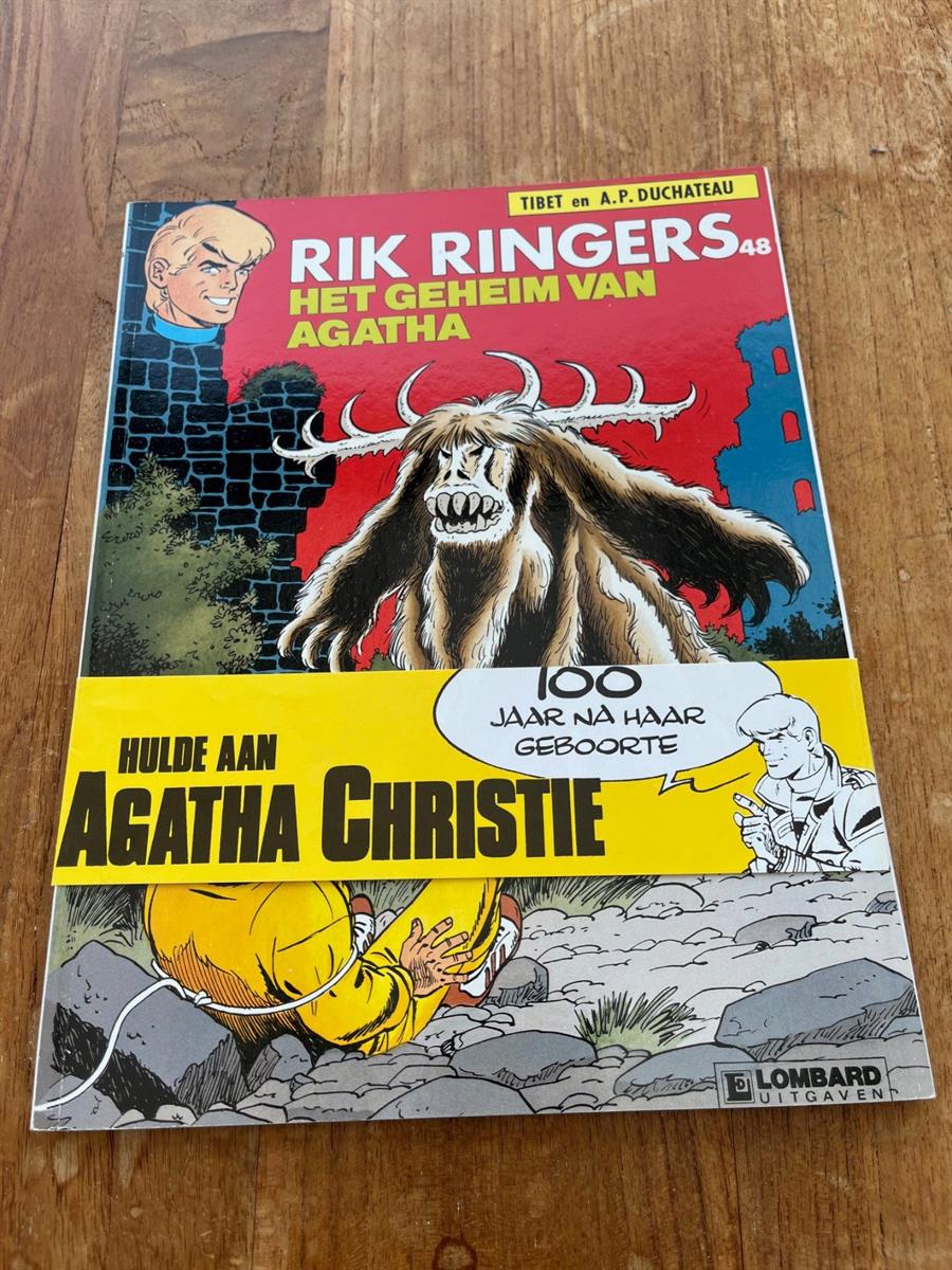 Rik Ringers -Nr.48-Het geheim van Agatha- sc- Eerste druk 1990 -Met wikkel.
