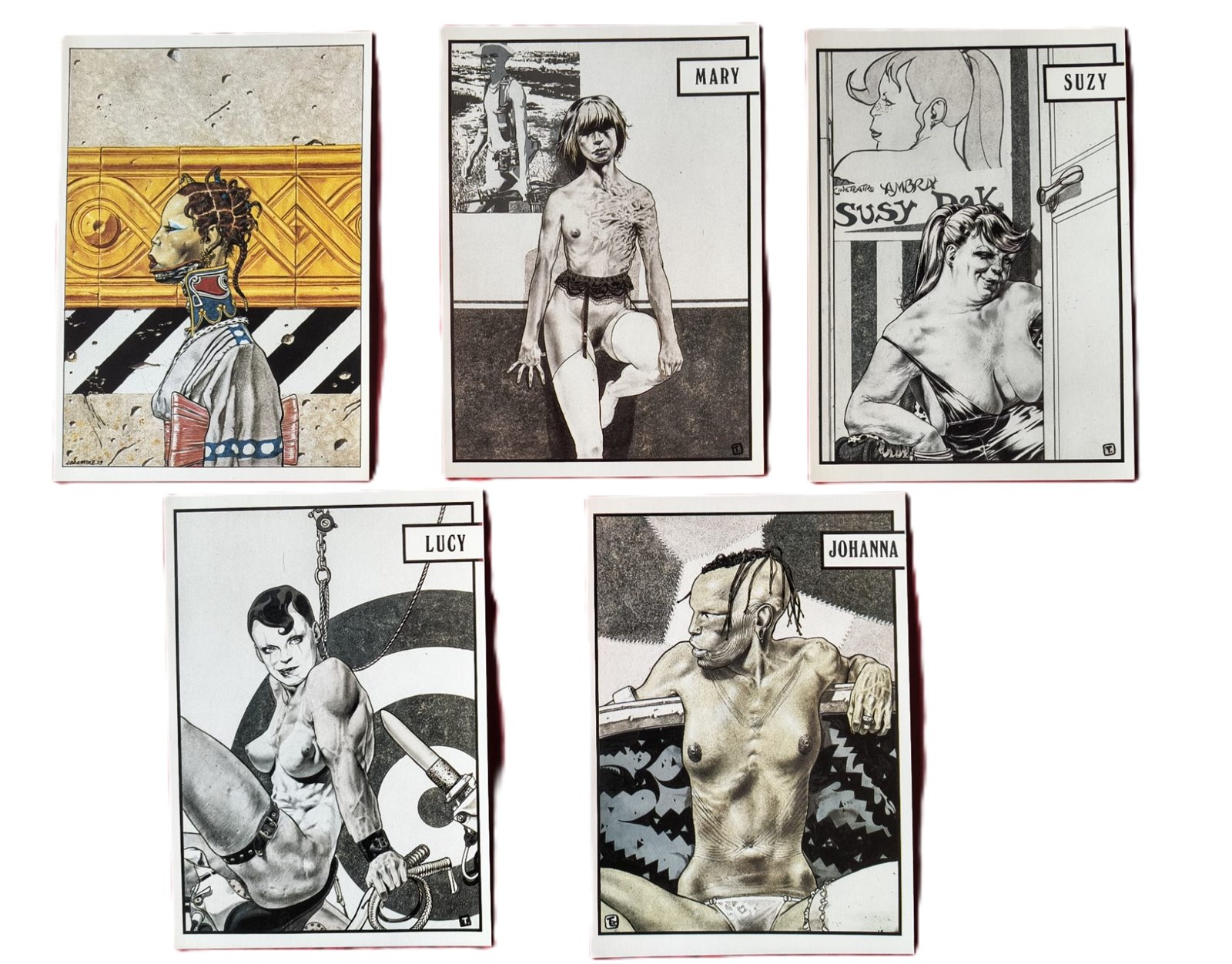 Liberatore - 5 postkaarten - 1983