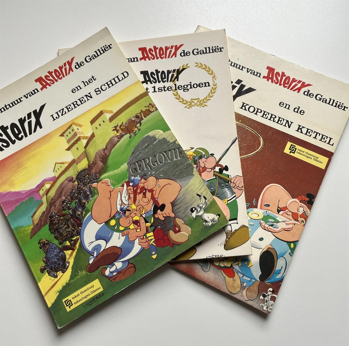 3 strips Asterix de Galliër 