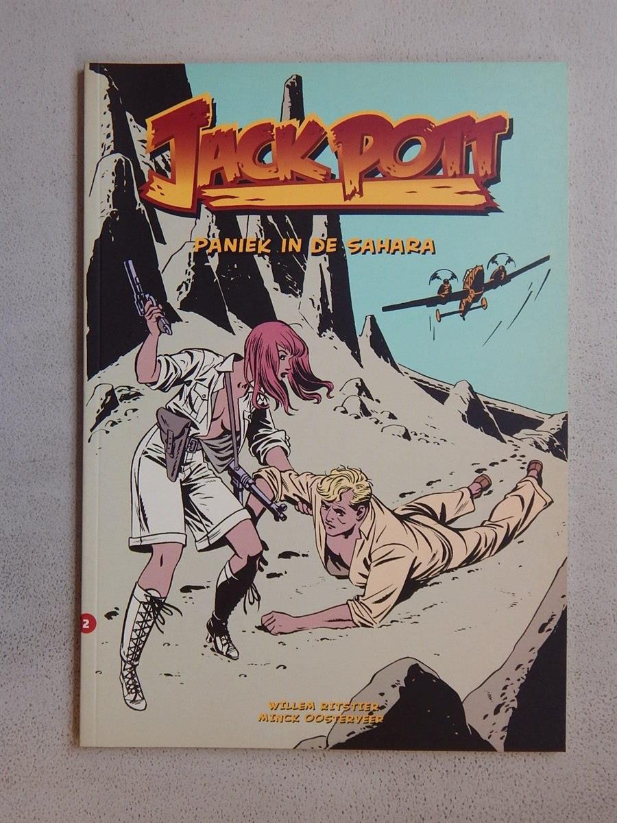Jackpot 2 - Paniek in de Sahara - Minck Oosterveer / Willem Ritstier - BeeDee - sc - 1e druk - 2006