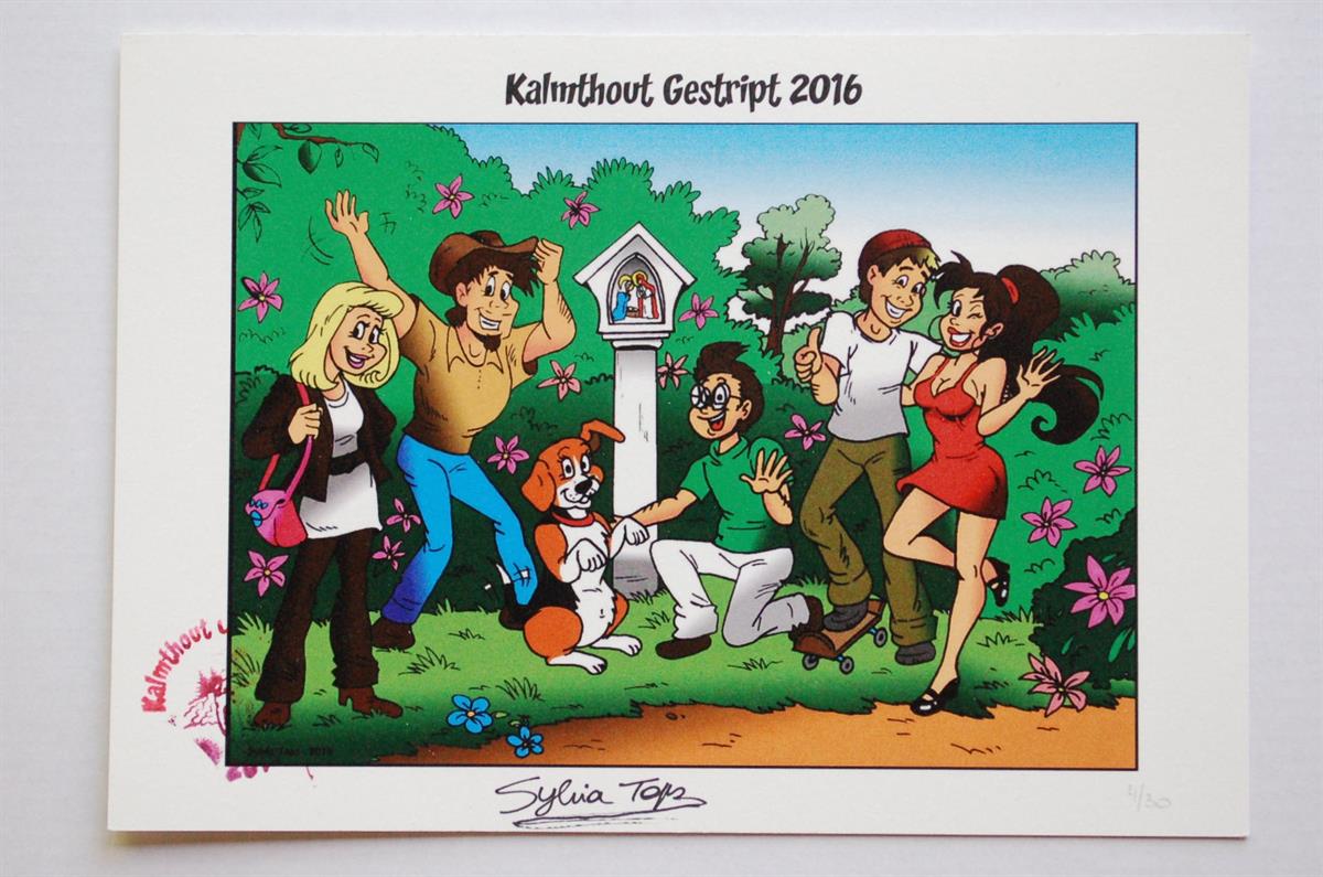 Ex Libris  Kalmthout Gestript 2016  Sylvia Tops