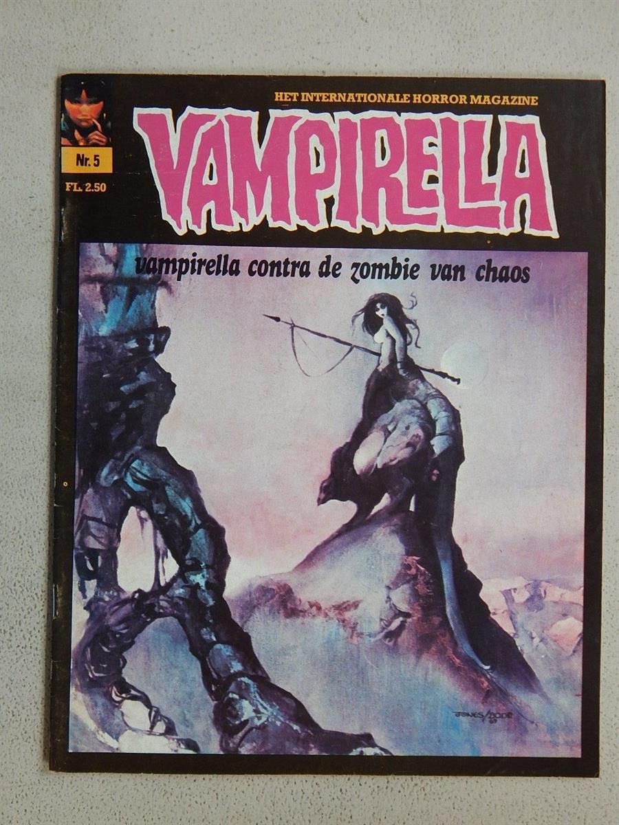 Vampirella 5 - Horror Magazine - sc - 1e druk - 1975