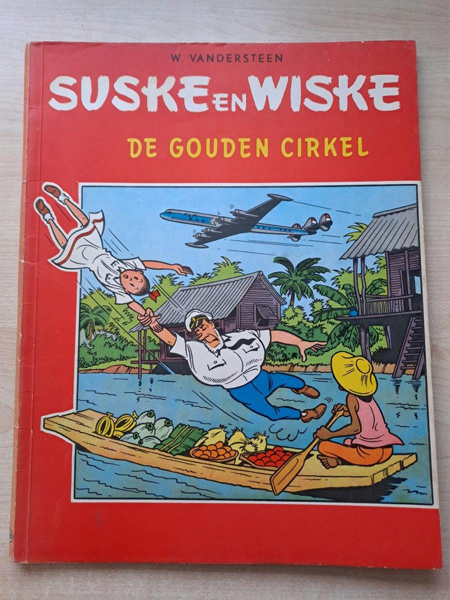 Suske en Wiske - de Gouden Cirkel - 1962 - derde druk - tweekleuren reeks Hollands