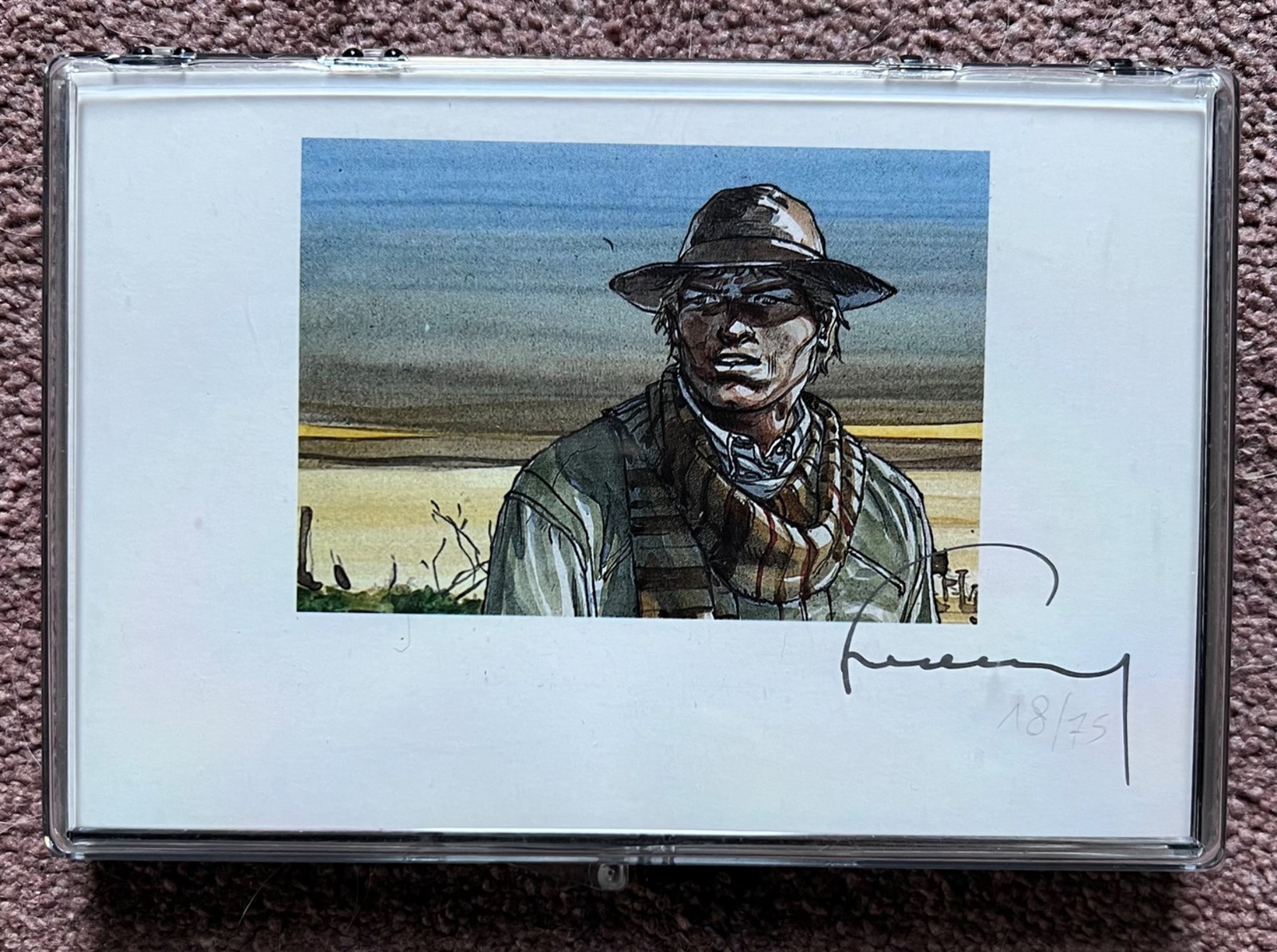 Hermann - Mini portfolio met 23 prenten - Silhouet - Opl. 75 ex - 1997