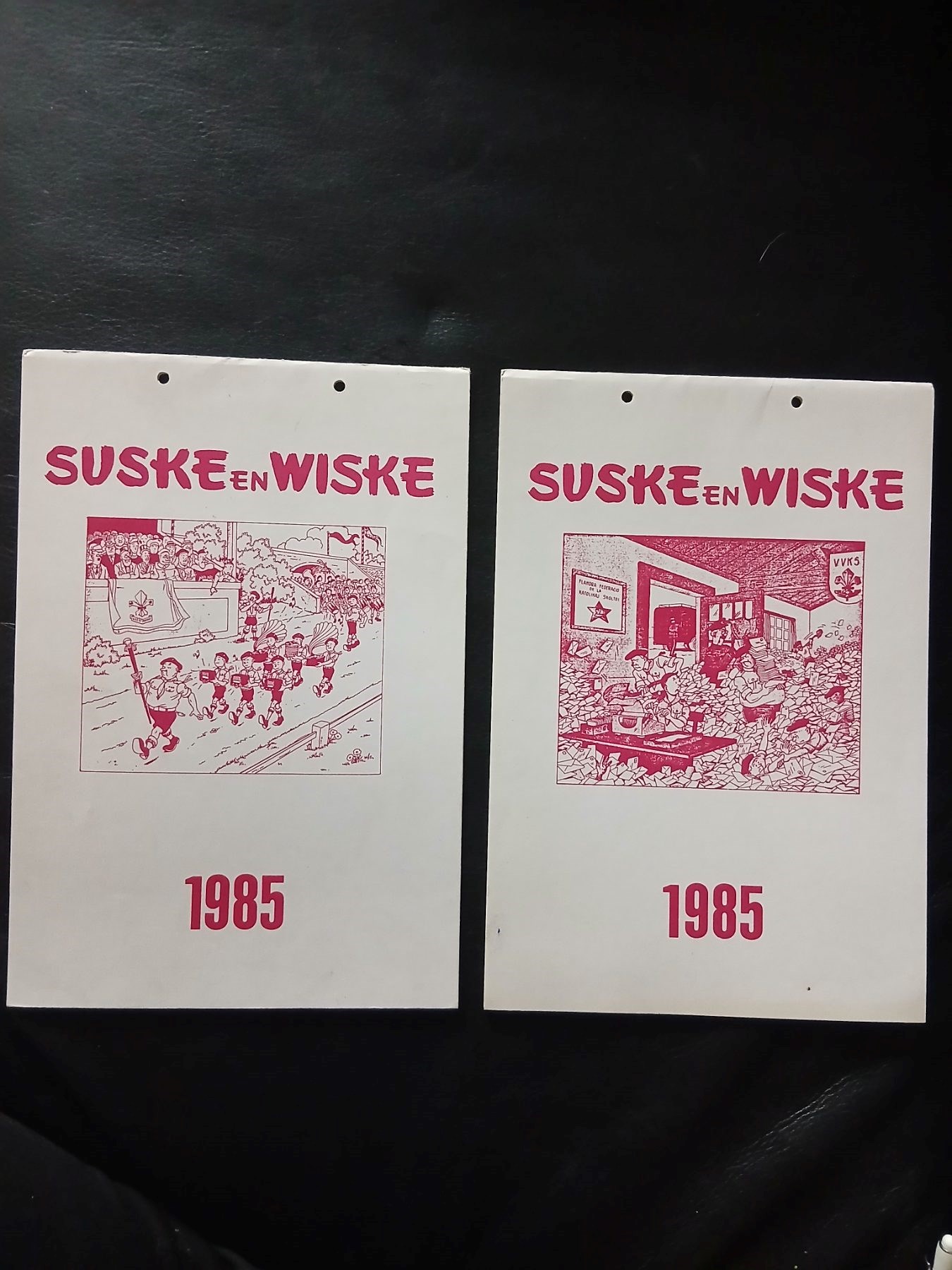 Suske en Wiske - Scout kalender - Gelimiteerd - Oplage 550 stuks - 1985