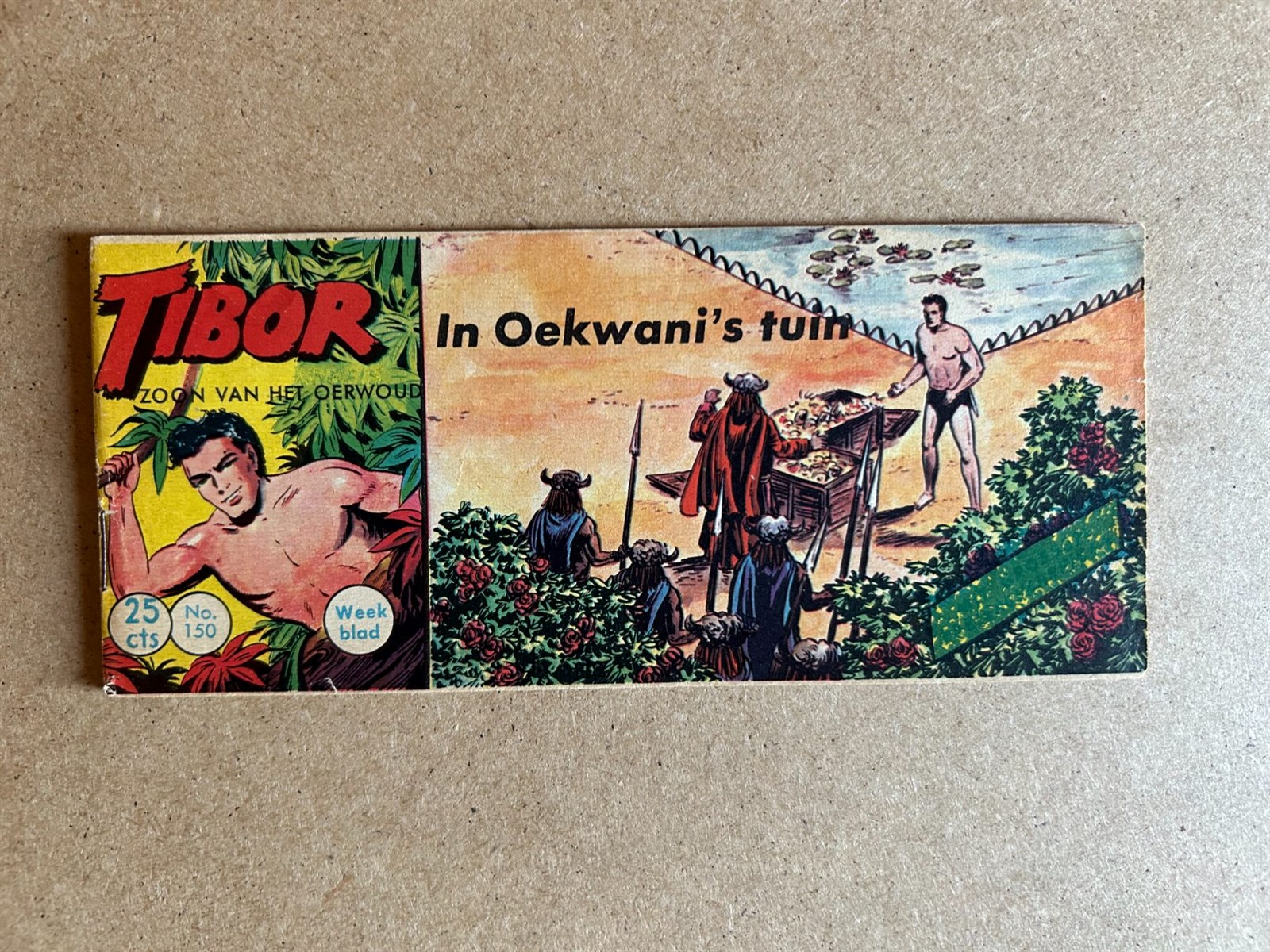 Tibor, nummer 150, In Oekwani's tuin, 1962