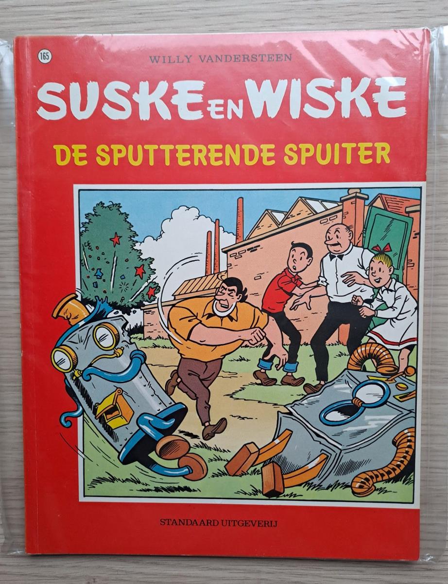 Suske en Wiske - de sputterende Spuiter - 1977 - 1e druk - Standaard