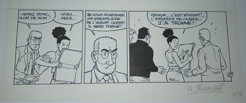 De sleutel van het mysterie 5 - Originele strook - Sikorsky