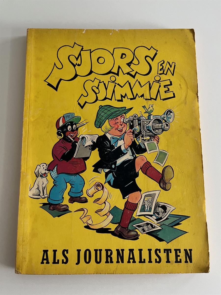 Sjors en Sjimmie - Als Journalisten - vintage strip - 1964