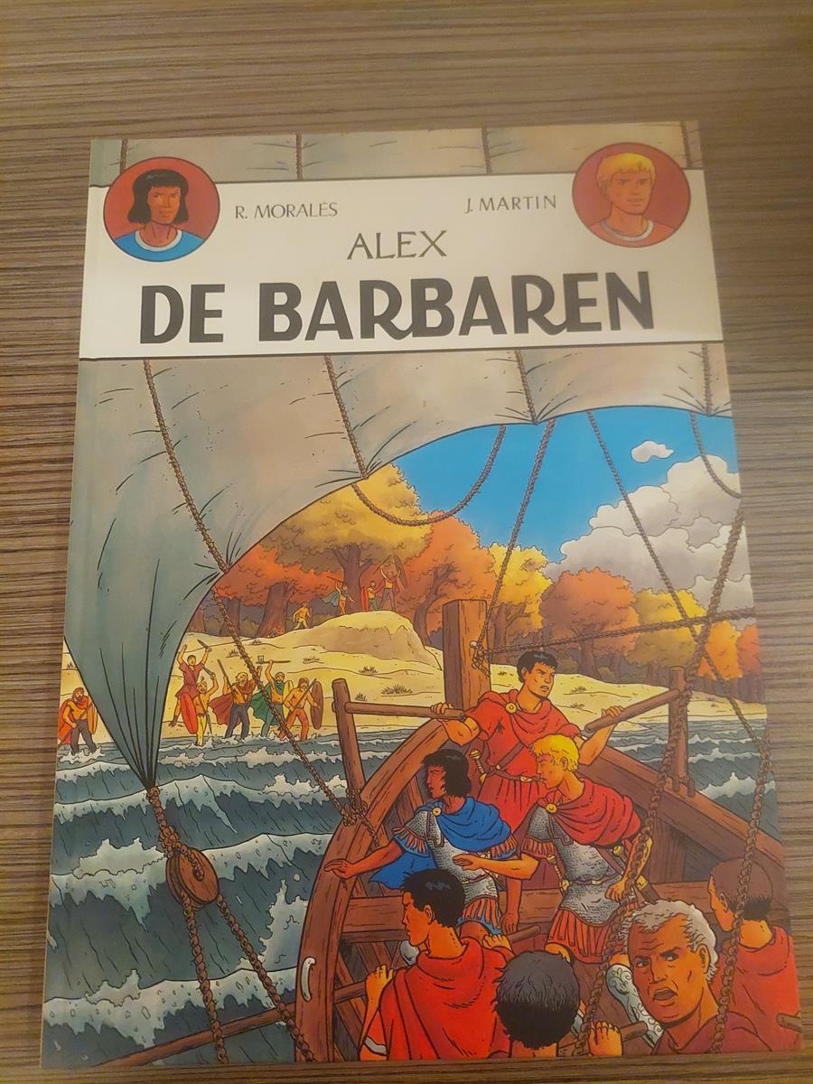 Alex - deel 21 - De barbaren - Wonderland Half Vier/ Dargaud uitgave - Luxe hc - 1e druk 1998	