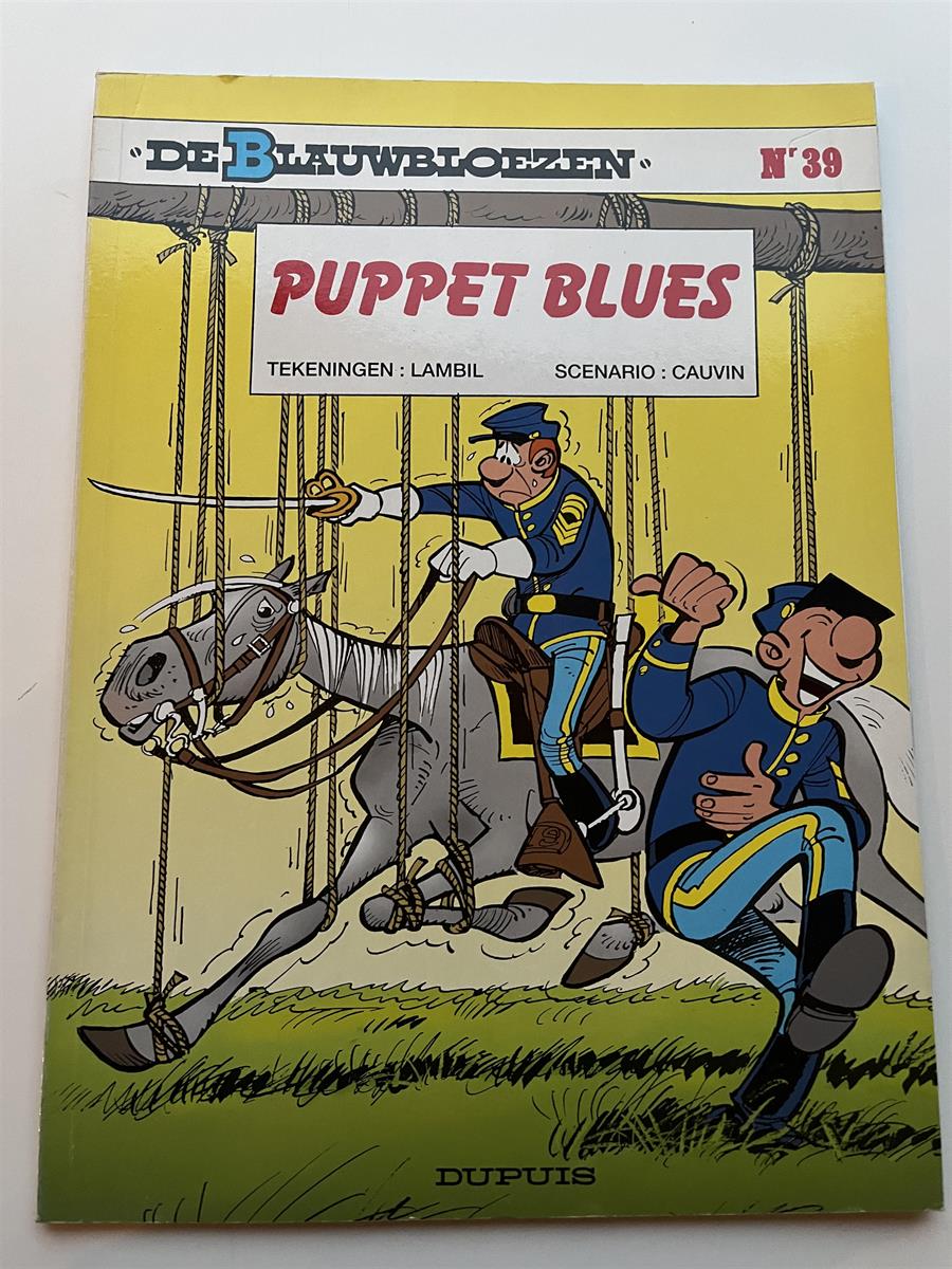 De blauwbloezen nr 39 - Puppet blues - 1ste druk 1997 - SC
