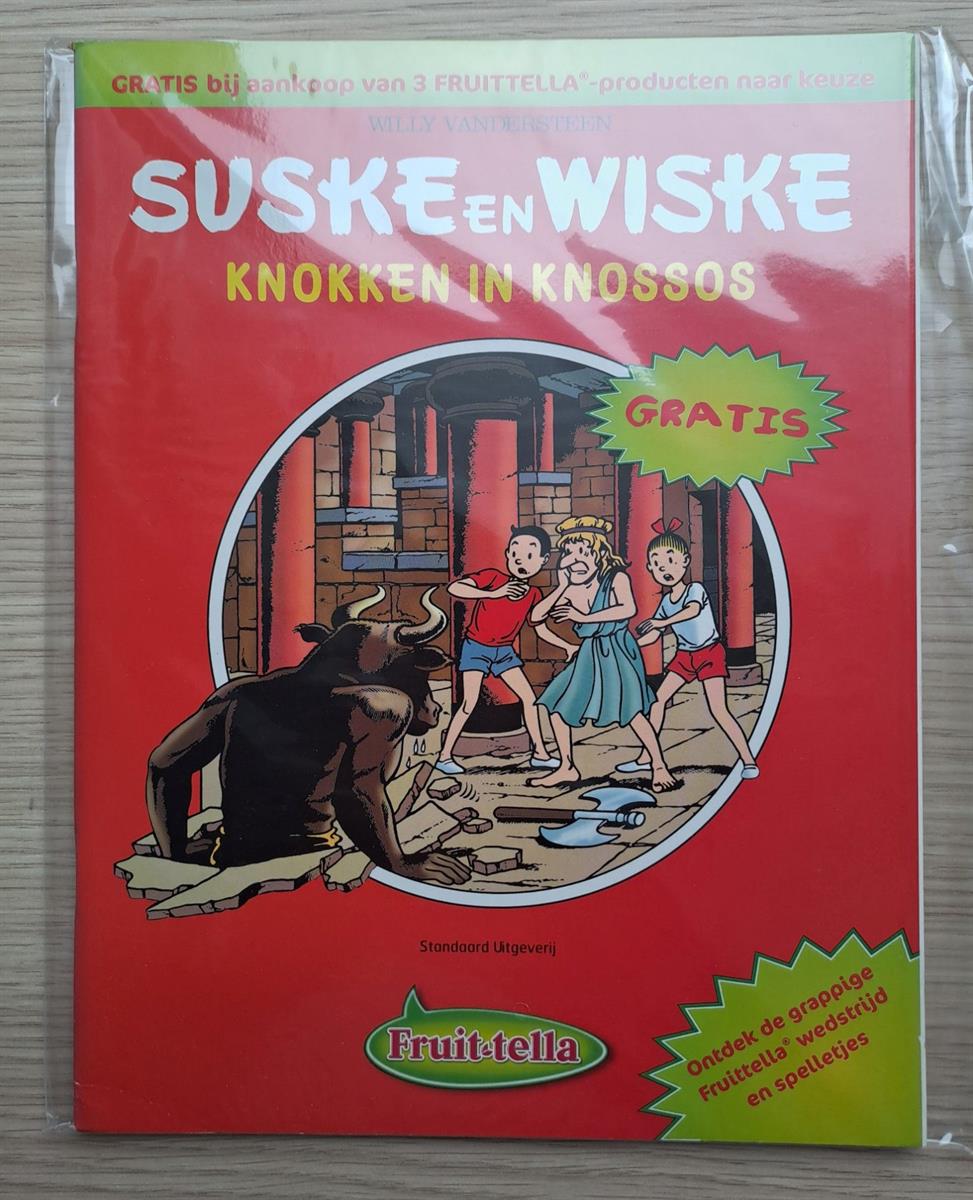Suske en Wiske - knokken in Knossos - 2003 - herdruk - Standaard