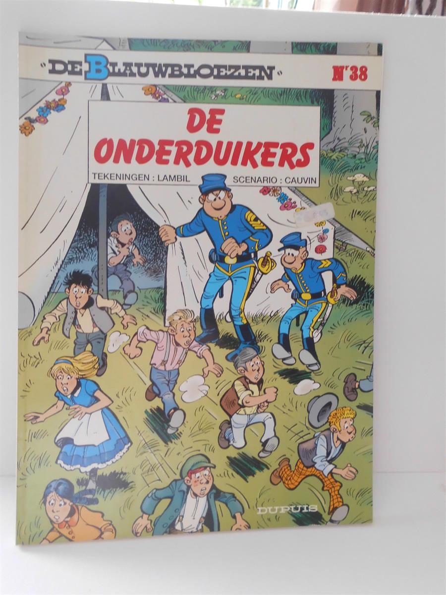 "deBlauwbloezen"-Nr 38-Lambil-Cauvin-Erste Dr-1996-Dupuis.